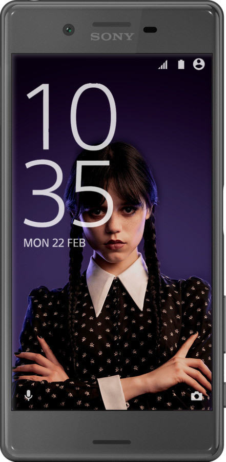 2D пластиковый чехол Wednesday v3 для Sony Xperia X F5122 - 5517t-446 изображение 