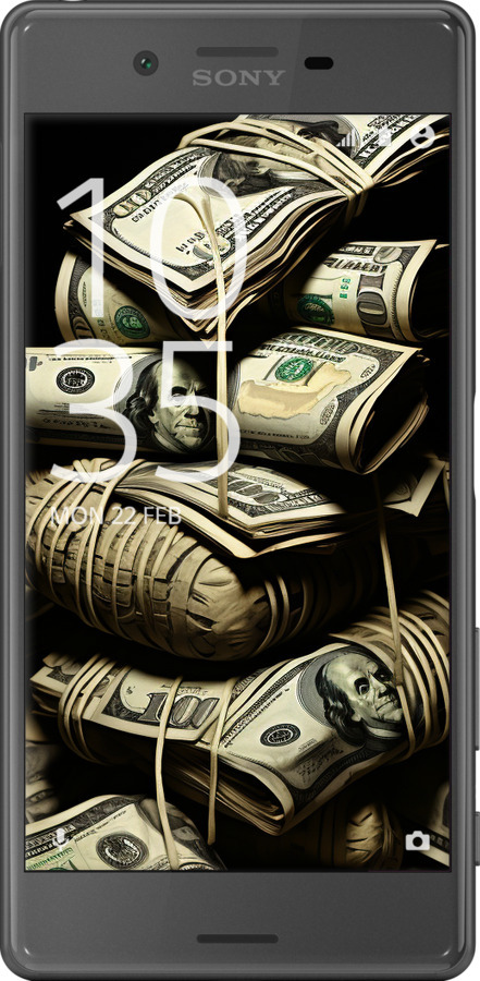 2D пластиковый чехол Big money для Sony Xperia X F5122 - 5666t-446 изображение 
