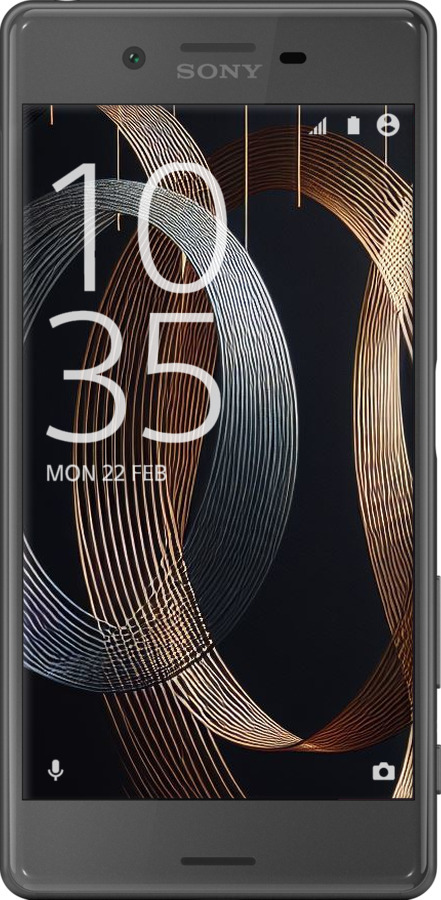 2D пластиковый чехол Симфония для Sony Xperia X F5122 - 5835t-446 изображение 