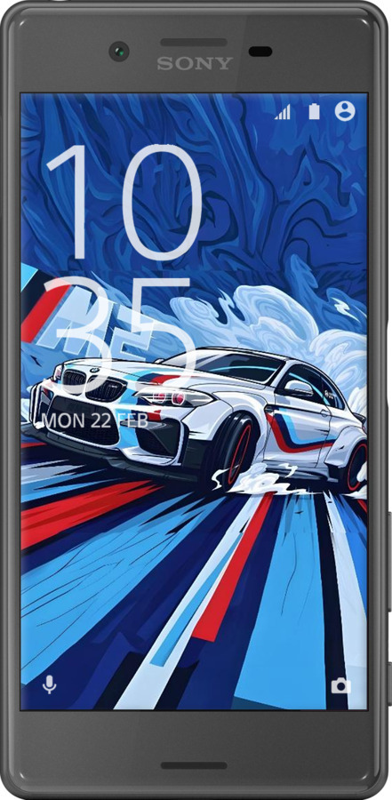 2D пластиковый чехол БМВ для Sony Xperia X F5122 - 6292t-446 изображение 