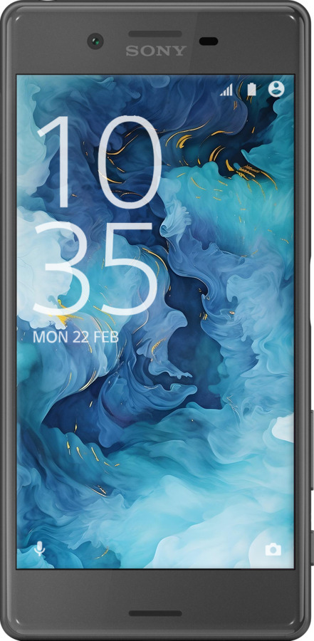 2D пластиковый чехол Акварель для Sony Xperia X F5122 - 6320t-446 изображение 