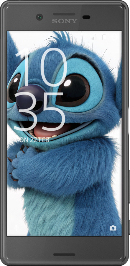 2D пластиковий чехол Стіч 1 для Sony Xperia X F5122 - 6686t-446 изображение 