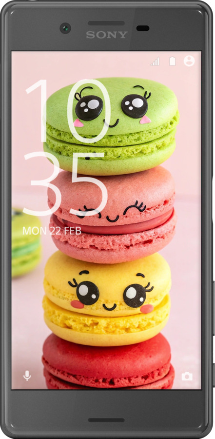 2D пластиковый чехол Печенье для Sony Xperia X F5122 - 6693t-446 изображение 