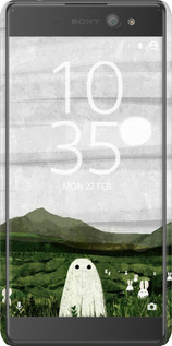 3D пластиковый глянцевый чехол Привидение для Sony Xperia XA Ultra Dual F3212 - 6492c-391 изображение 
