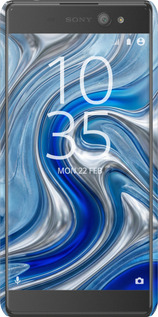 3D пластиковий матовий чехол Liquid Chrome для Sony Xperia XA Ultra Dual F3212 - 6781m-391 изображение 