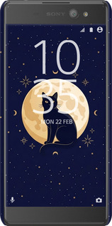 3D пластиковий глянцевий чехол Cute Cat Celestial/Witchy для Sony Xperia XA Ultra Dual F3212 - 6787c-391 изображение 