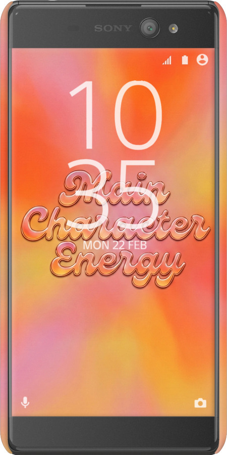 3D пластиковый глянцевый чехол Aura Gradient Main Character Energy Aesthetic Y2K для Sony Xperia XA Ultra Dual F3212 - 6783c-391 изображение 