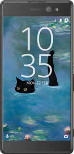 2D пластиковий чехол Із зображенням кота та водяної лілії Monet для Sony Xperia XA Ultra Dual F3212 - 6519t-391 изображение 
