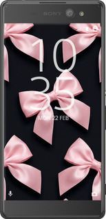 Силиконовый чехол Coquette Ribbons Dark Coquette для Sony Xperia XA Ultra Dual F3212 - 6767u-391 изображение 