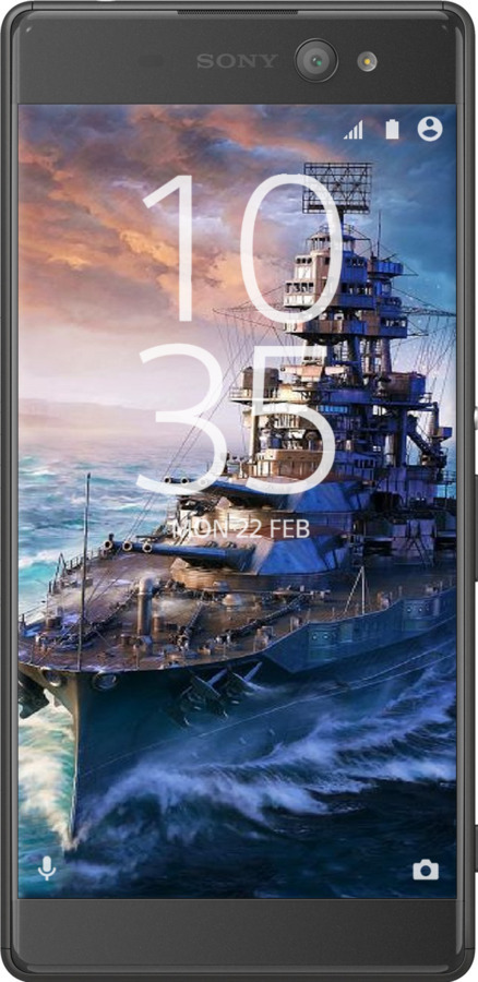 Силиконовый чехол Военный корабль, world of tanks, wargaming для Sony Xperia XA Ultra Dual F3212 - 6461u-391 изображение 