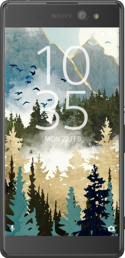 2D пластиковый чехол С изображением лесного пейзажа для Sony Xperia XA Ultra Dual F3212 - 6548t-391 изображение 