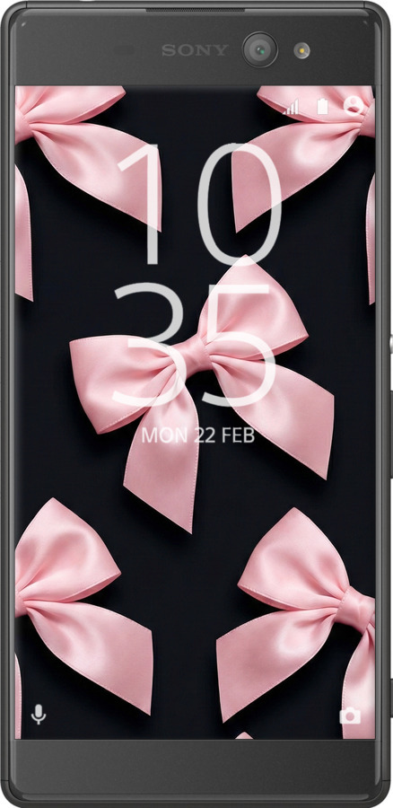 Силиконовый чехол Coquette Ribbons Dark Coquette для Sony Xperia XA Ultra Dual F3212 - 6767u-391 изображение 