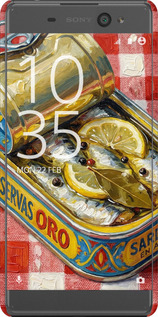 3D пластиковый матовый чехол Vintage Sardine Tin Phone для Sony Xperia XA F3112 - 6772m-399 изображение 