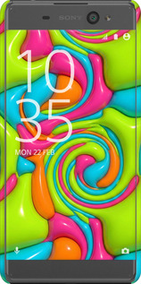 3D пластиковый матовый чехол Y2K Jelly Dream для Sony Xperia XA F3112 - 6780m-399 изображение 