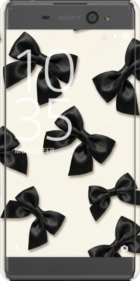 3D пластиковый матовый чехол Dark Coquette для Sony Xperia XA F3112 - 6765m-399 изображение 