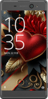 2D пластиковый чехол Сердечки v2 для Sony Xperia XA F3112 - 5832t-399 изображение 
