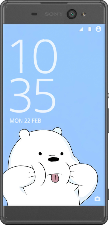 2D пластиковий чехол Милий ведмедик для Sony Xperia XA F3112 - 6357t-399 изображение 