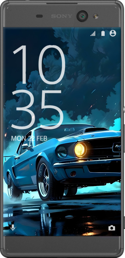 2D пластиковий чехол Форд мустанг для Sony Xperia XA F3112 - 6374t-399 изображение 