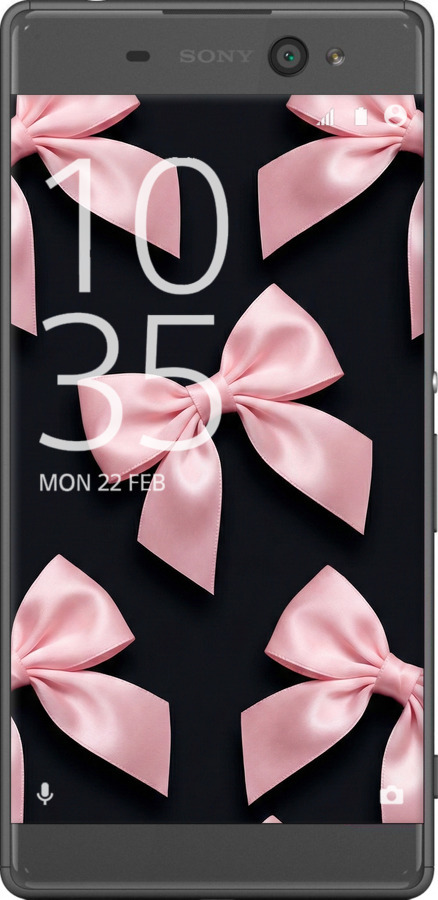 2D пластиковый чехол Coquette Ribbons Dark Coquette для Sony Xperia XA F3112 - 6767t-399 изображение 