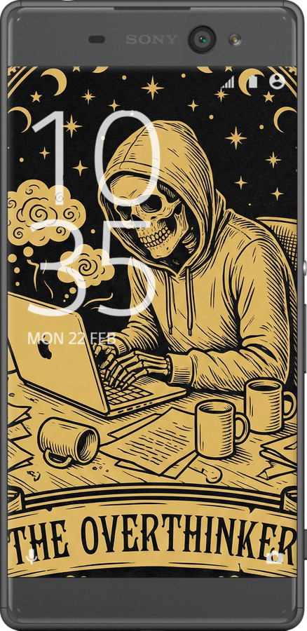 2D пластиковий чехол The Overthinker для Sony Xperia XA F3112 - 6774t-399 изображение 
