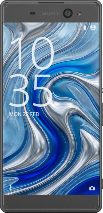 2D пластиковий чехол Liquid Chrome для Sony Xperia XA F3112 - 6781t-399 изображение 