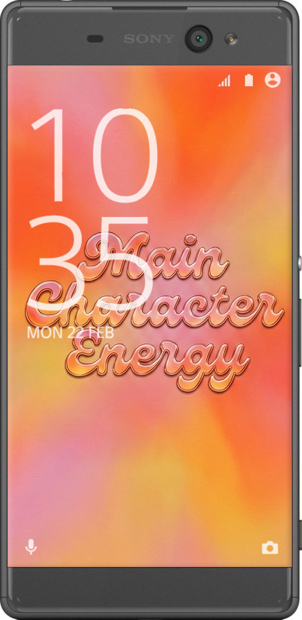 2D пластиковий чехол Aura Gradient Main Character Energy Aesthetic Y2K для Sony Xperia XA F3112 - 6783t-399 изображение 