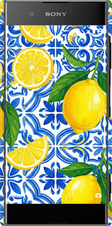 3D пластиковый матовый чехол Grocery Girl Italian Summer для Sony Xperia XA1 Plus G3412 - 6766m-1129 изображение 