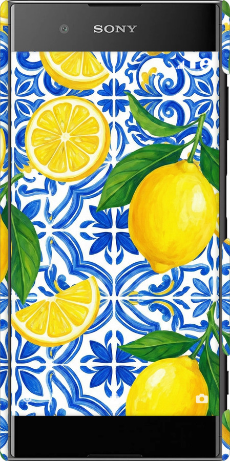 3D пластиковый матовый чехол Grocery Girl Italian Summer для Sony Xperia XA1 Plus G3412 - 6766m-1129 изображение 