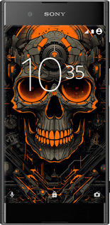 Силіконовий чехол Череп для Sony Xperia XA1 Plus G3412 - 5952u-1129 изображение 