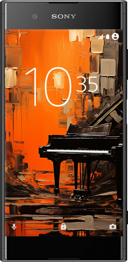 Силиконовый чехол Чехол для телефона Оранжевый Рояль для Sony Xperia XA1 Plus G3412 - 5937u-1129 изображение 