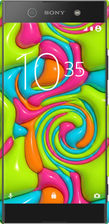 3D пластиковий матовий чехол Y2K Jelly Dream для Sony Xperia XA1 Ultra G3212 - 6780m-1237 изображение 