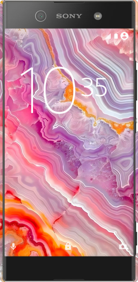 3D пластиковий матовий чехол Мрамор 2 для Sony Xperia XA1 Ultra G3212 - 6307m-1237 изображение 