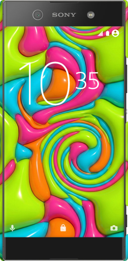 3D пластиковий матовий чехол Y2K Jelly Dream для Sony Xperia XA1 Ultra G3212 - 6780m-1237 изображение 