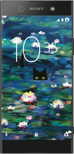 2D пластиковый чехол із зображенням водяних лілій та кішок для Sony Xperia XA1 Ultra G3212 - 6257t-1237 изображение 