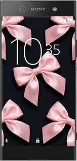 2D пластиковый чехол Coquette Ribbons Dark Coquette для Sony Xperia XA1 Ultra G3212 - 6767t-1237 изображение 