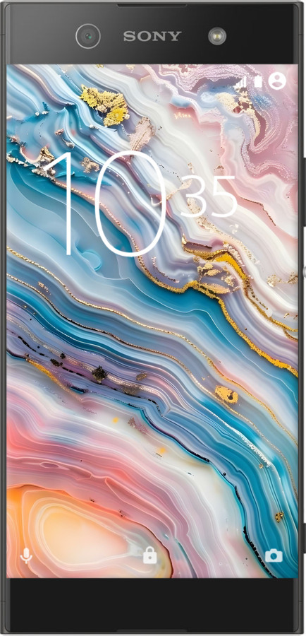 2D пластиковый чехол Мрамор красивый для Sony Xperia XA1 Ultra G3212 - 6376t-1237 изображение 