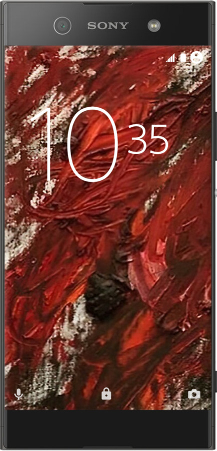 2D пластиковый чехол Абстрактная композиция в красных тонах для Sony Xperia XA1 Ultra G3212 - 6541t-1237 изображение 