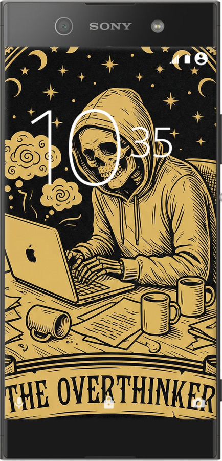 2D пластиковий чехол The Overthinker для Sony Xperia XA1 Ultra G3212 - 6774t-1237 изображение 