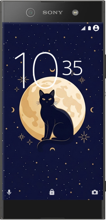2D пластиковий чехол Cute Cat Celestial/Witchy для Sony Xperia XA1 Ultra G3212 - 6787t-1237 изображение 