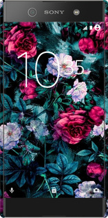3D пластиковый матовый чехол Сад и розы для Sony Xperia XA1 G3112 - 6483m-964 изображение 