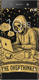 3D пластиковый матовый чехол The Overthinker для Sony Xperia XA1 G3112 - 6774m-964 изображение 