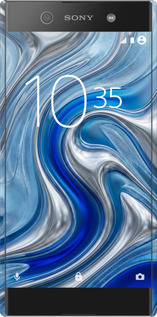 3D пластиковый матовый чехол Liquid Chrome для Sony Xperia XA1 G3112 - 6781m-964 изображение 