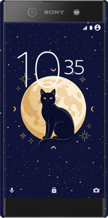 3D пластиковий матовий чехол Cute Cat Celestial/Witchy для Sony Xperia XA1 G3112 - 6787m-964 изображение 