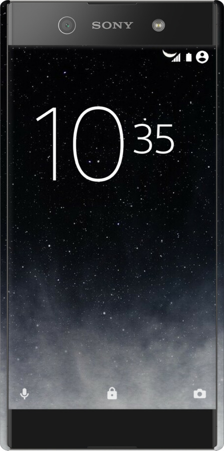 3D пластиковый матовый чехол Сині хмари, Синій місяць для Sony Xperia XA1 G3112 - 6396m-964 изображение 