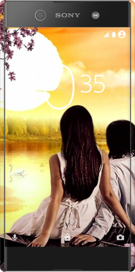 3D пластиковый матовый чехол Sunset для Sony Xperia XA1 G3112 - 6607m-964 изображение 