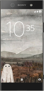 Силіконовий чехол Самотій привид на фоні гір для Sony Xperia XA1 G3112 - 6486u-964 изображение 
