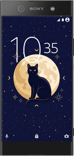 Силиконовый чехол Cute Cat Celestial/Witchy для Sony Xperia XA1 G3112 - 6787u-964 изображение 