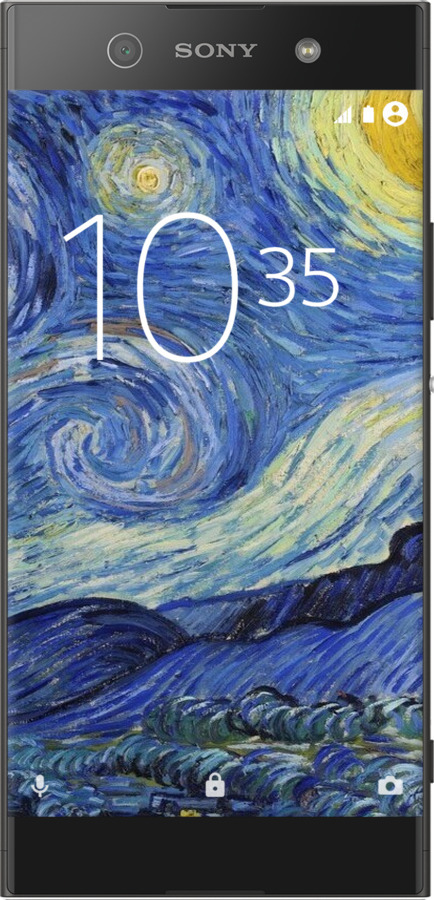 2D пластиковый чехол «Звездная ночь» Винсента Ван Гога для Sony Xperia XA1 G3112 - 6433t-964 изображение 