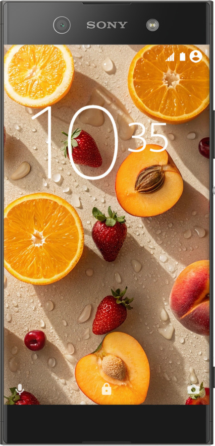 2D пластиковый чехол Фрукты 3 для Sony Xperia XA1 G3112 - 6703t-964 изображение 