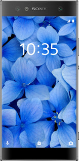 Силіконовий чехол Сині квіти для Sony Xperia XA2 Ultra H4213 - 526u-1366 изображение 
